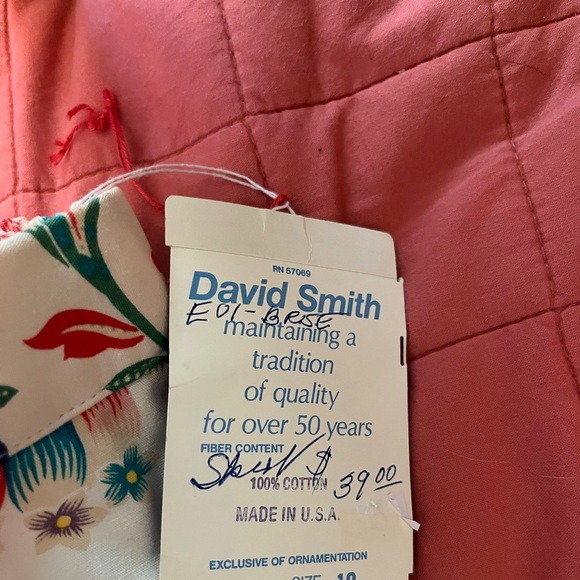 Vintage Deadstock David Smith floral midi skirt - Picture 6 of 7